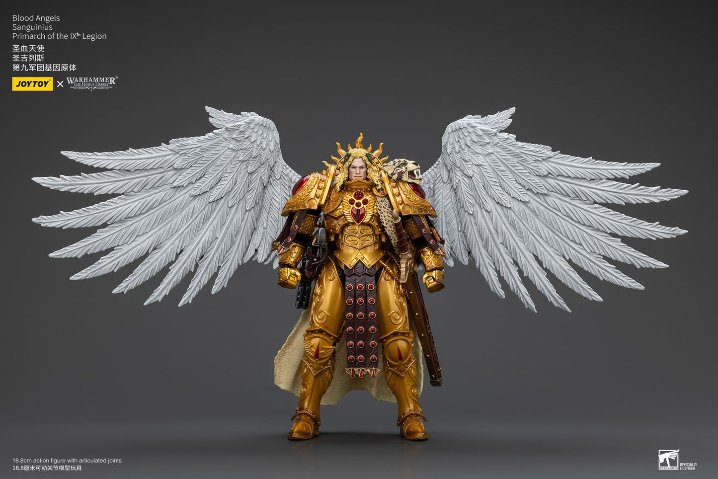 JoyToy Warhammer 40K Blood Angels Sanguinius Primarch 1/18 (UK)