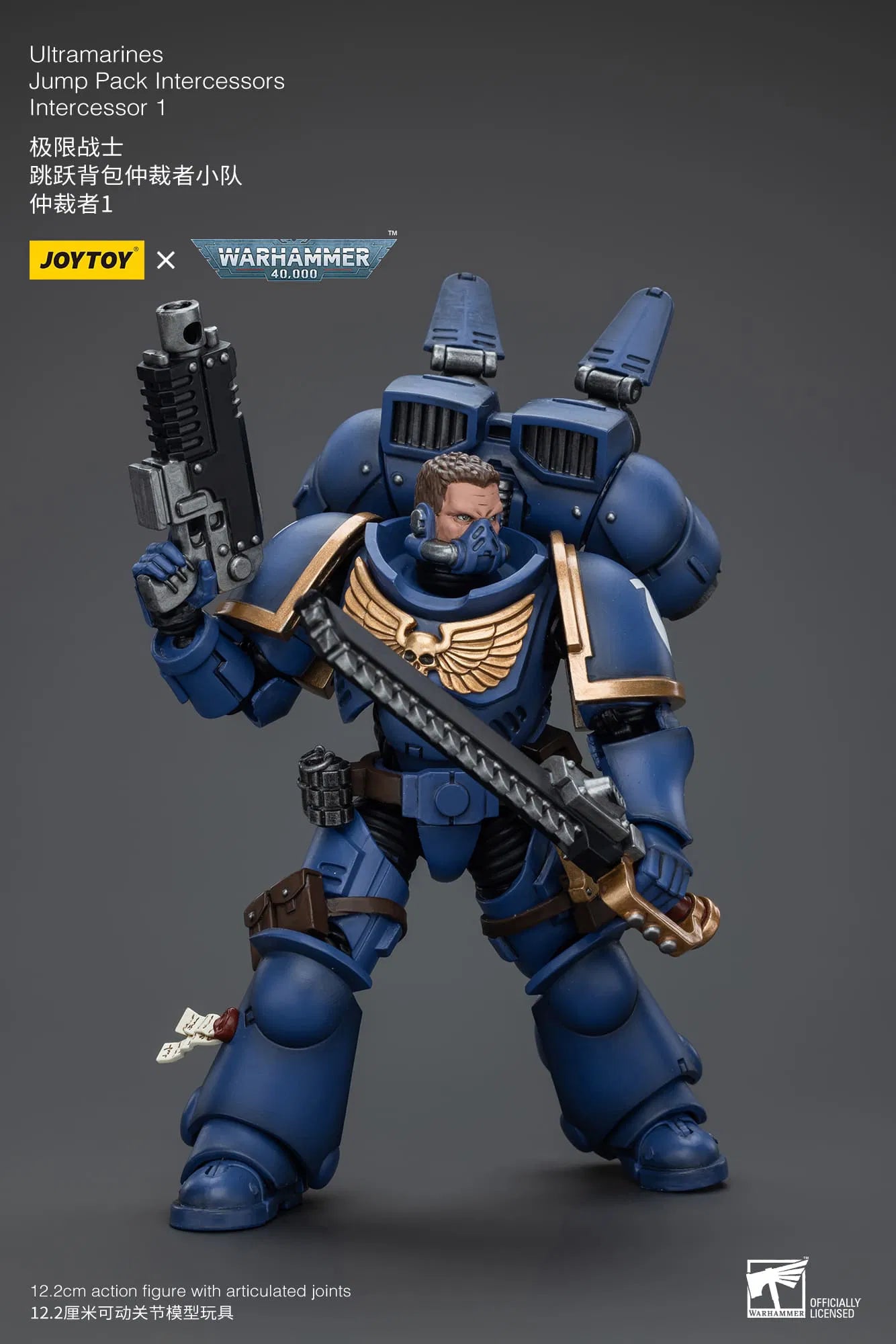 JoyToy Warhammer 40K Ultramarines Jump Pack Intercessors 1 1/18 (UK)