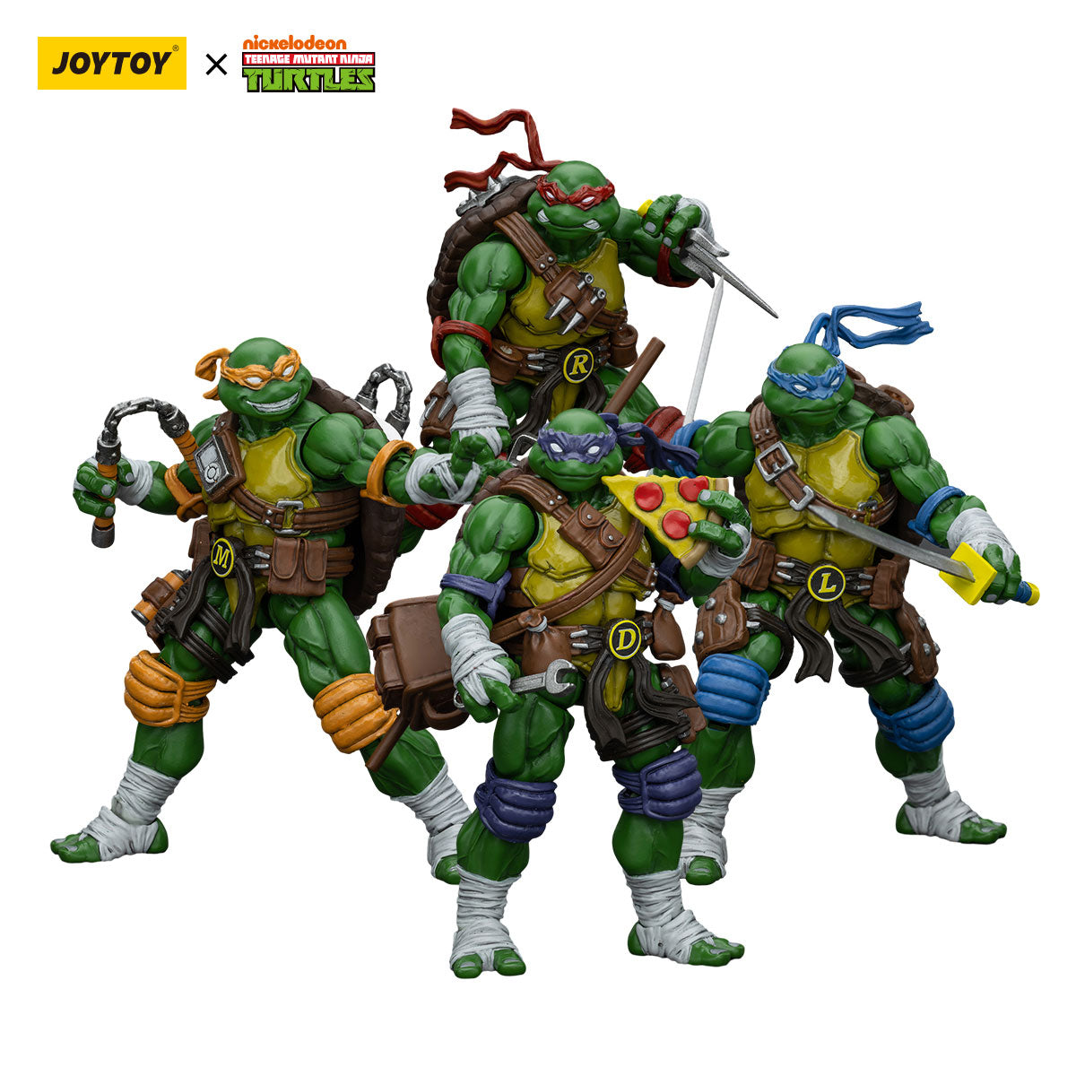 Joytoy Teenage Mutant Ninja Turtles (X 4) 1/18 (UK)