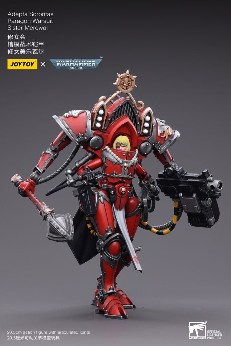 JoyToy Warhammer 40K Adepta Sororitas Paragon Warsuit Sister Merewal 1/18 (UK)