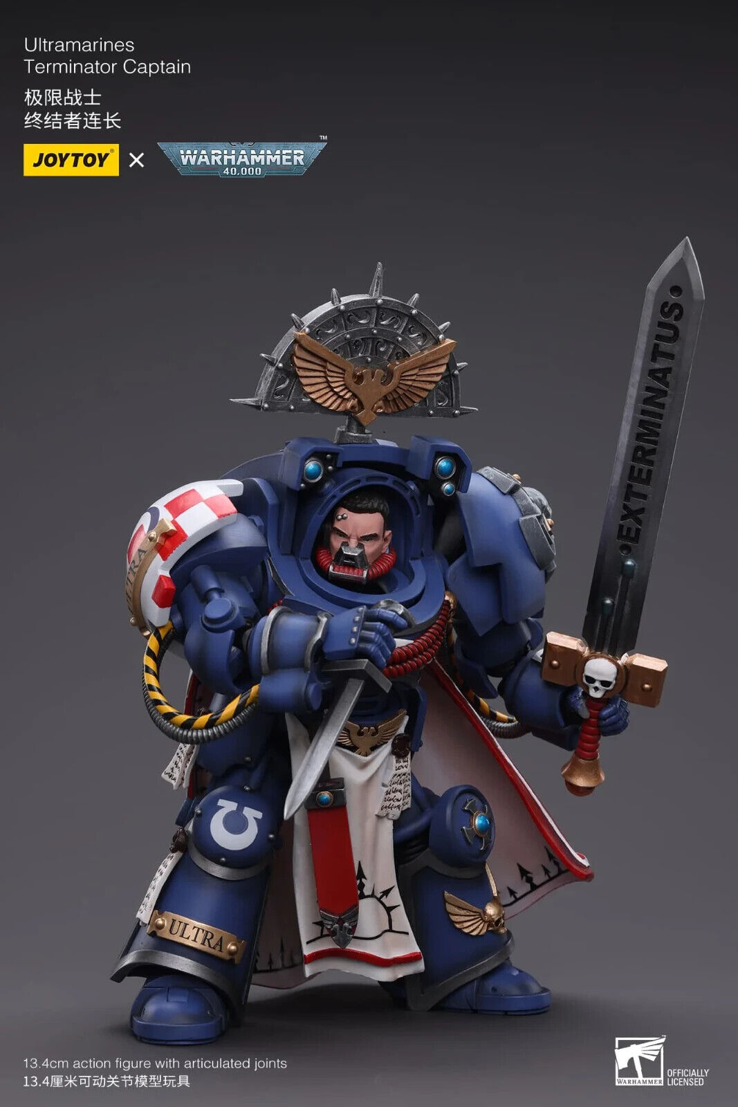 JoyToy Warhammer 40K Ultramarines Terminator Captain 1/18 (UK)