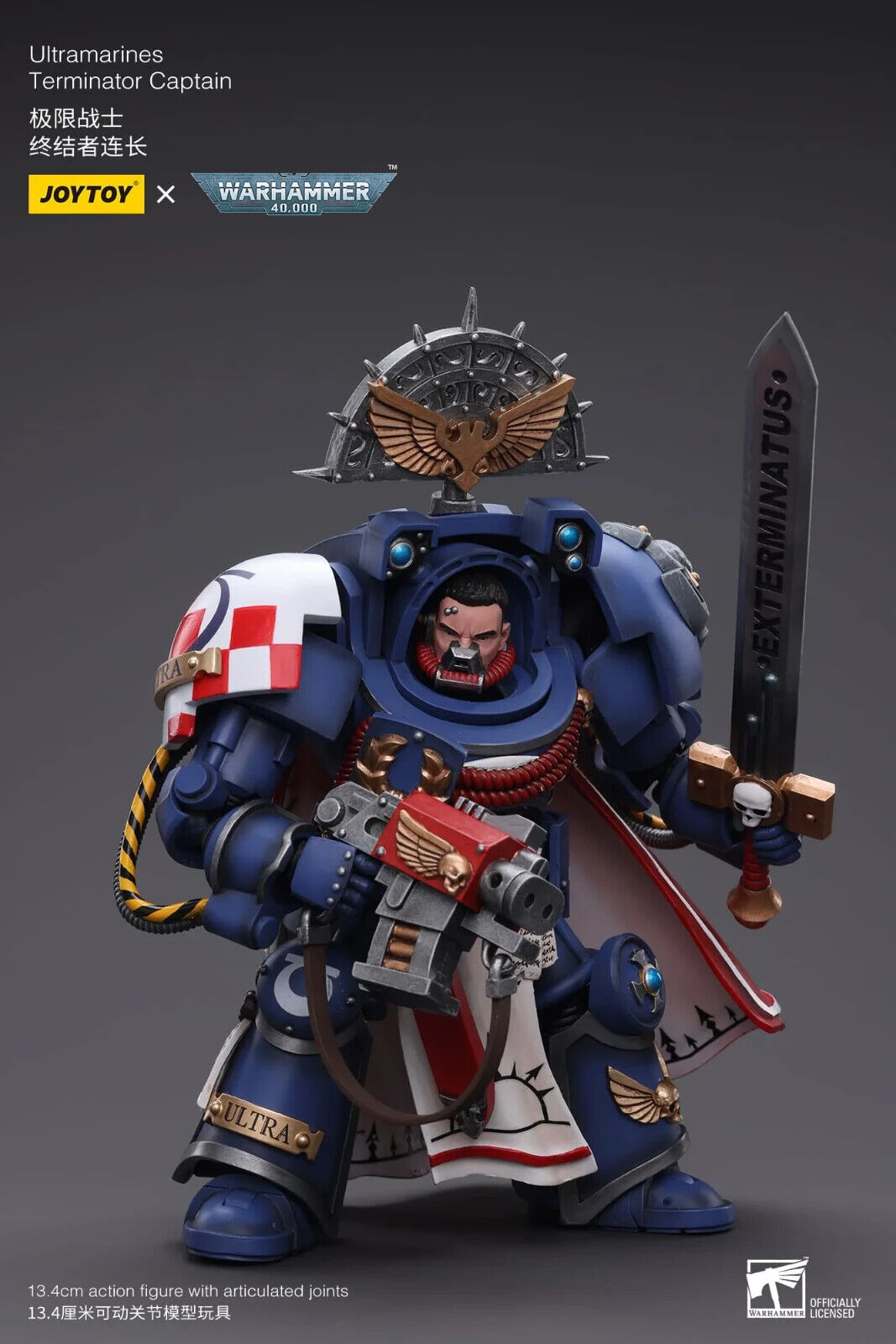 JoyToy Warhammer 40K Ultramarines Terminator Captain 1/18 (UK)