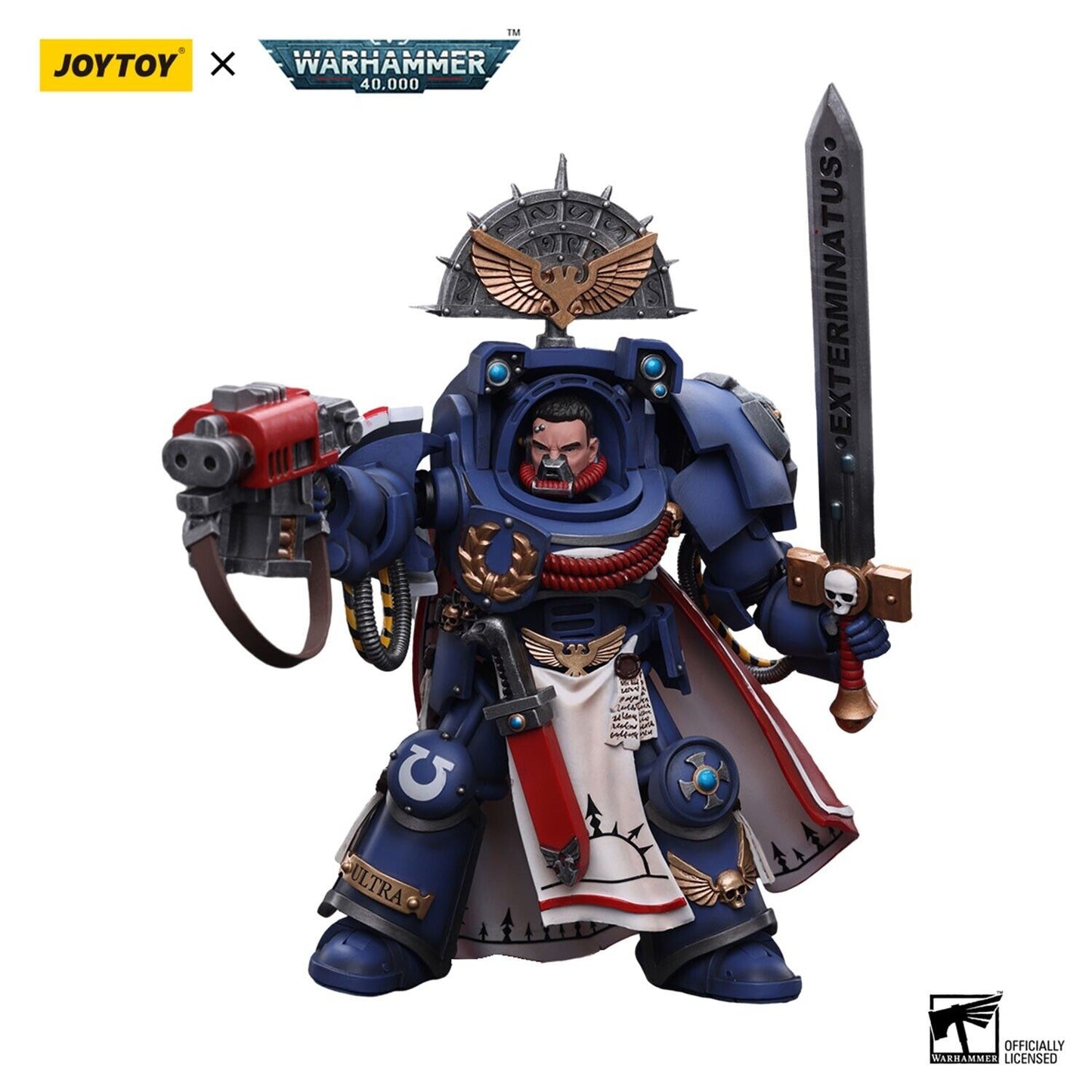 JoyToy Warhammer 40K Ultramarines Terminator Captain 1/18 (UK)