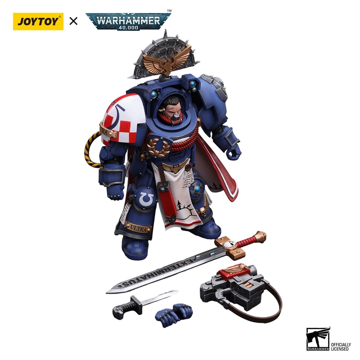 JoyToy Warhammer 40K Ultramarines Terminator Captain 1/18 (UK)