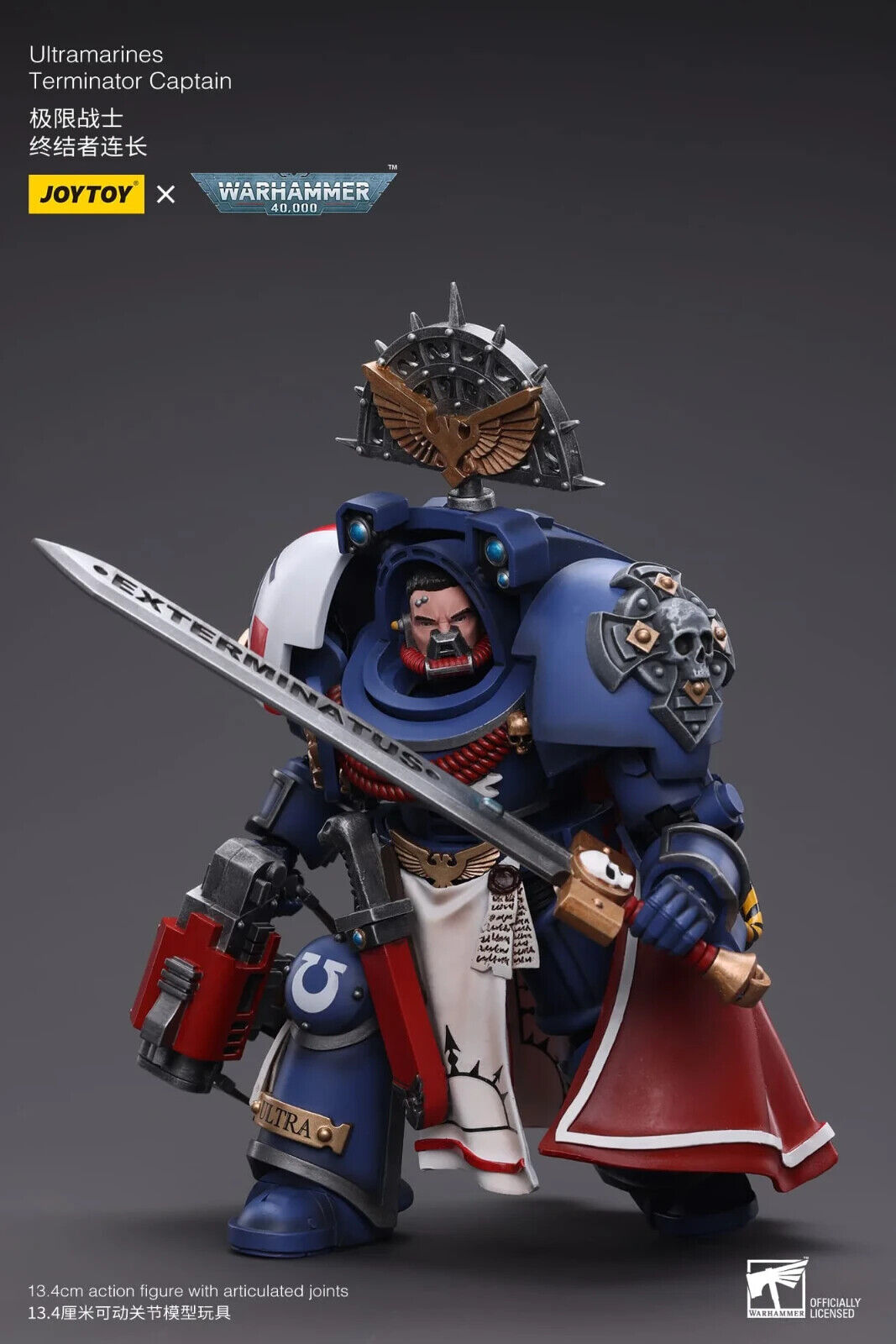 JoyToy Warhammer 40K Ultramarines Terminator Captain 1/18 (UK)