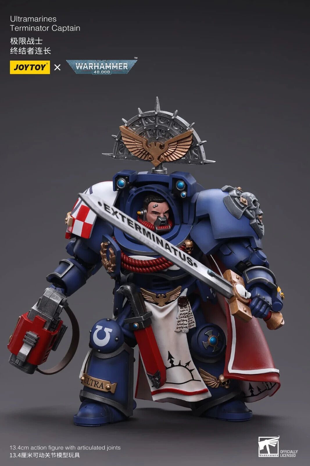 JoyToy Warhammer 40K Ultramarines Terminator Captain 1/18 (UK)