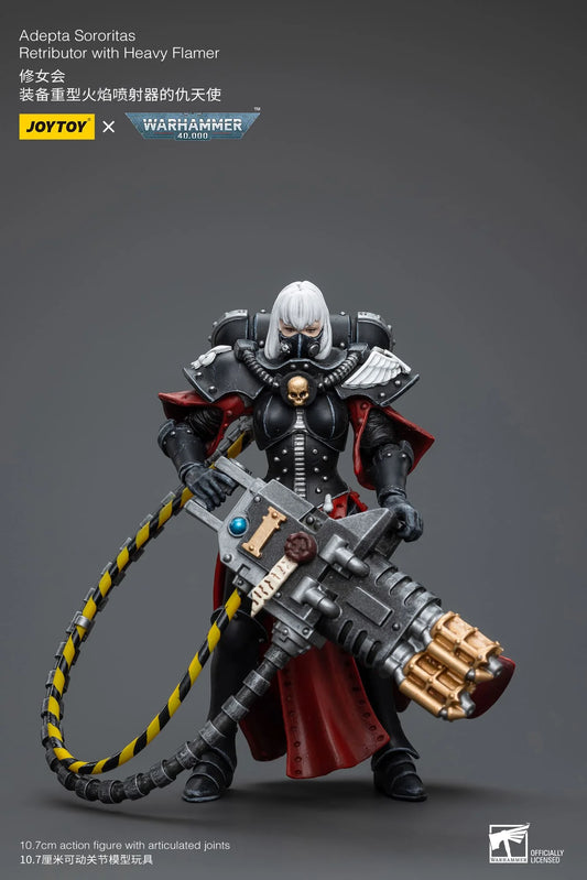 Joytoy Warhammer Adepta Sororitas Retributor with Heavy Flamer