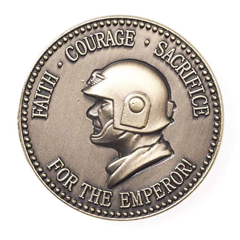 Warhammer 40K Astra Militarum Starforged Cadian Shock Troops Decision Coin