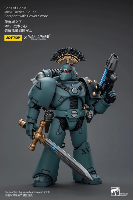 JoyToy Warhammer 40K Horus Heresy Sons of Horus MKVI Sergeant 1/18 (UK)