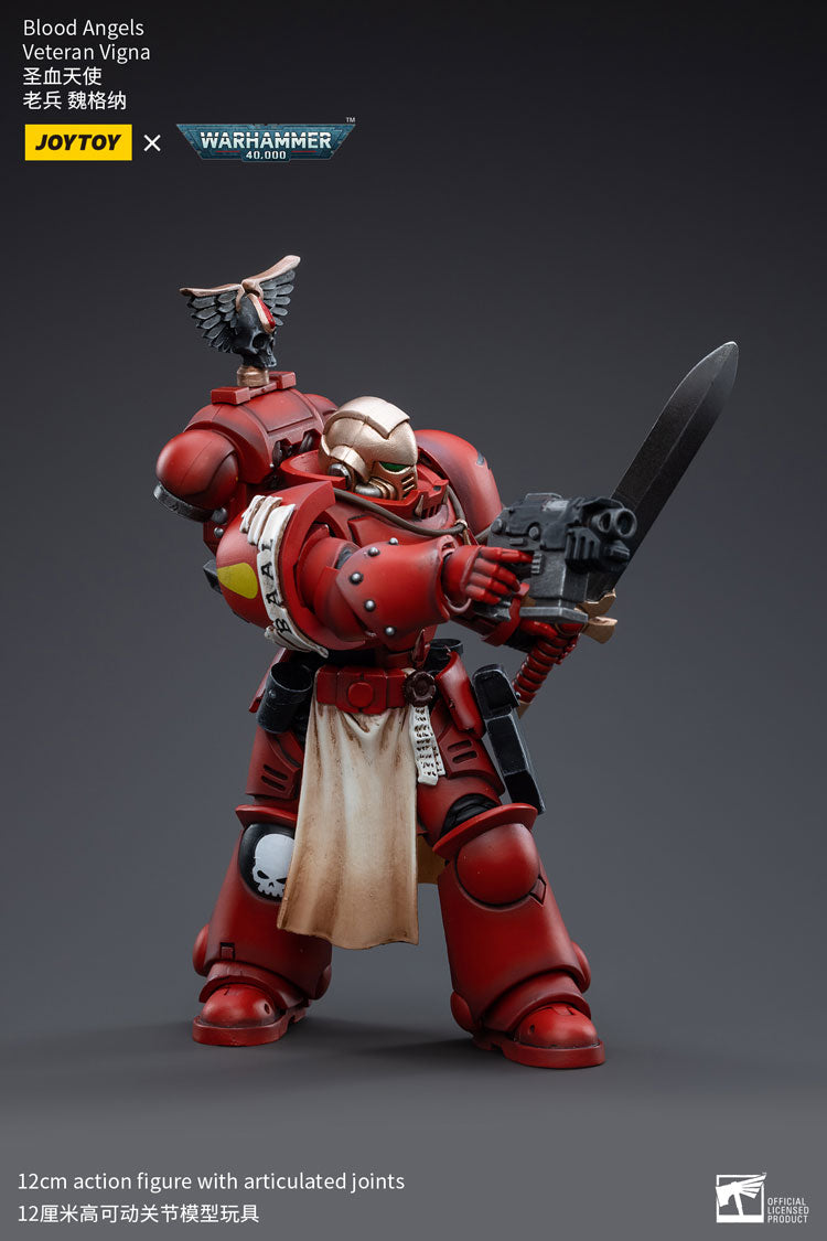 JoyToy Warhammer 40K Blood Angels Veteran Vigna 1/18 (UK)