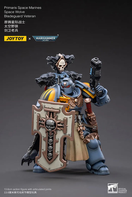 JoyToy Warhammer 40K Space Wolves Primaris Bladeguard Veteran /18 (UK)