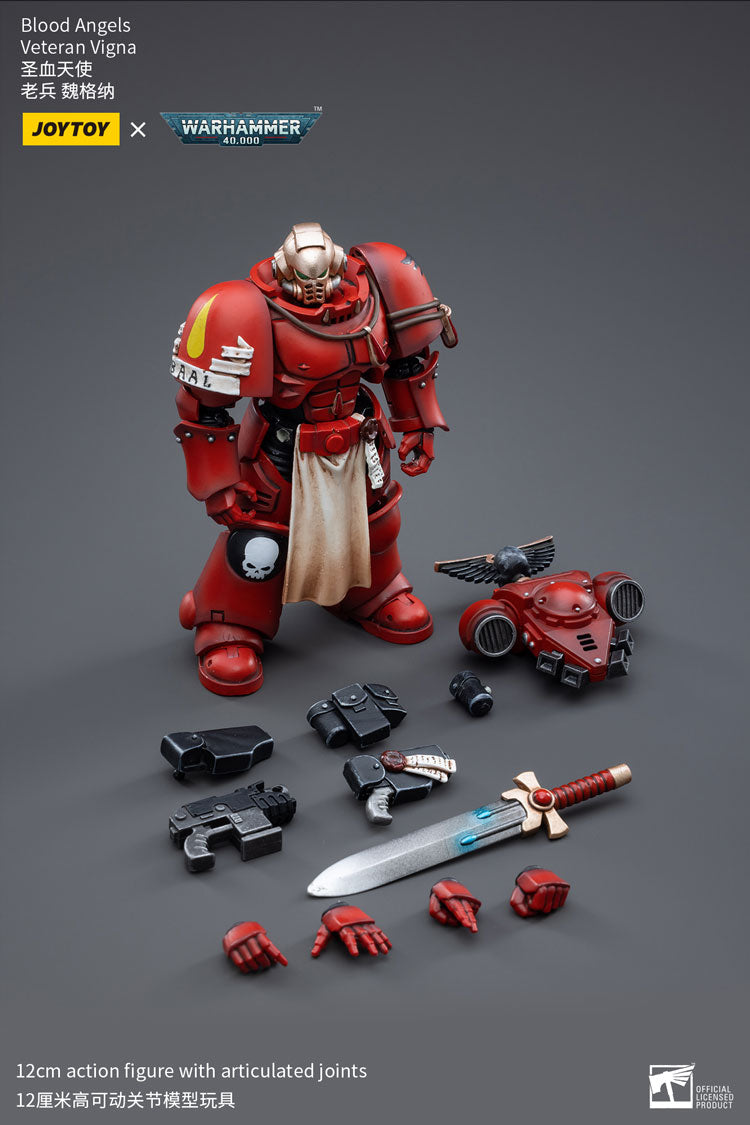 JoyToy Warhammer 40K Blood Angels Veteran Vigna 1/18 (UK)