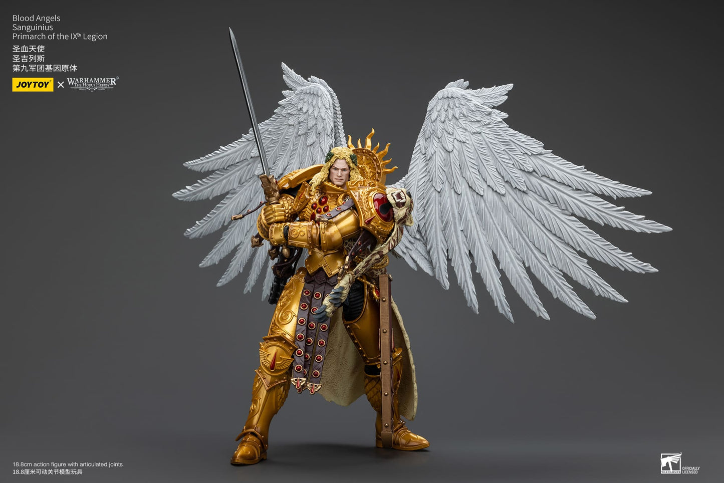JoyToy Warhammer 40K Blood Angels Sanguinius Primarch 1/18 (UK)