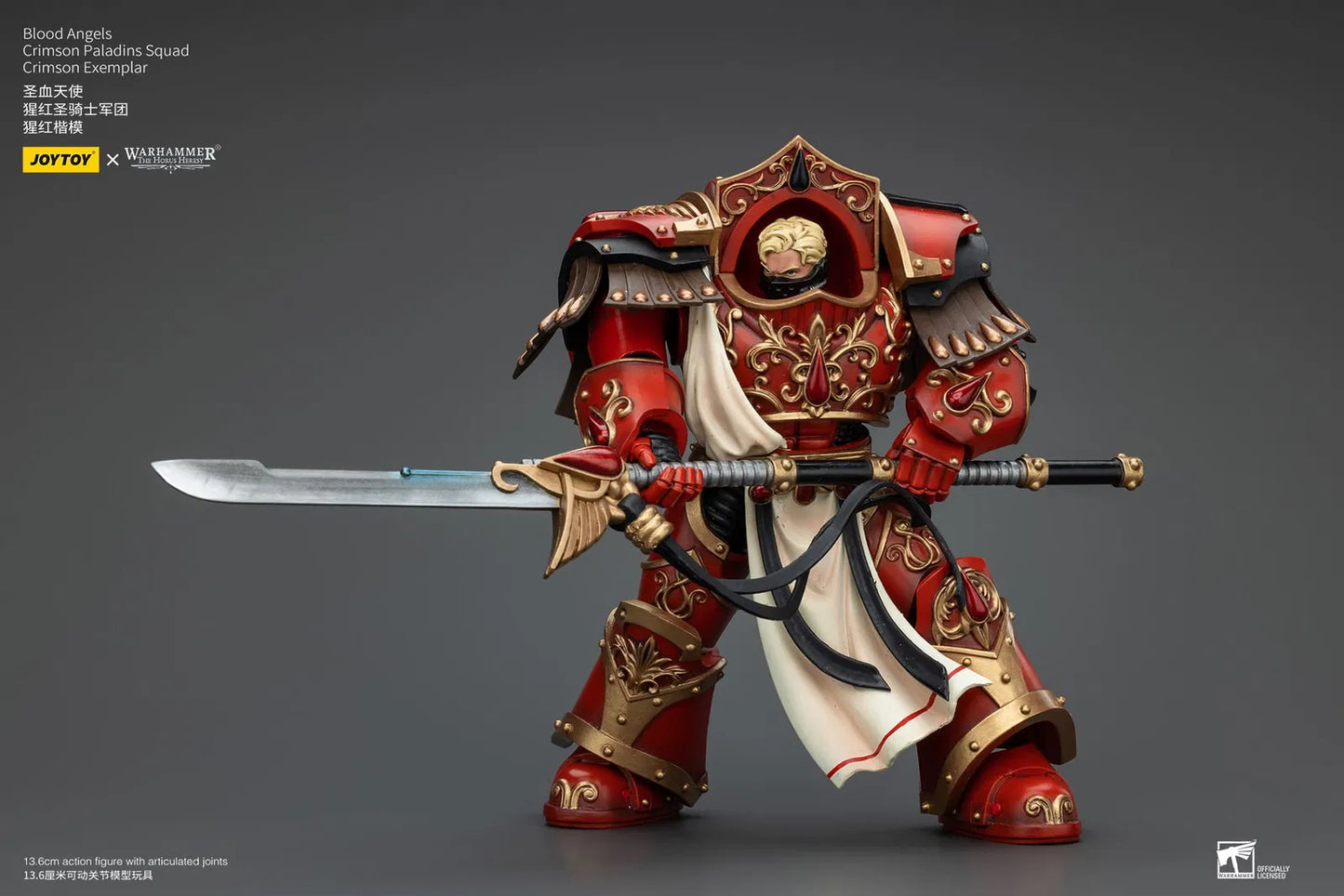 JoyToy Warhammer 40K Blood Angels Crimson Paladin Exemplar 1/18 (UK)