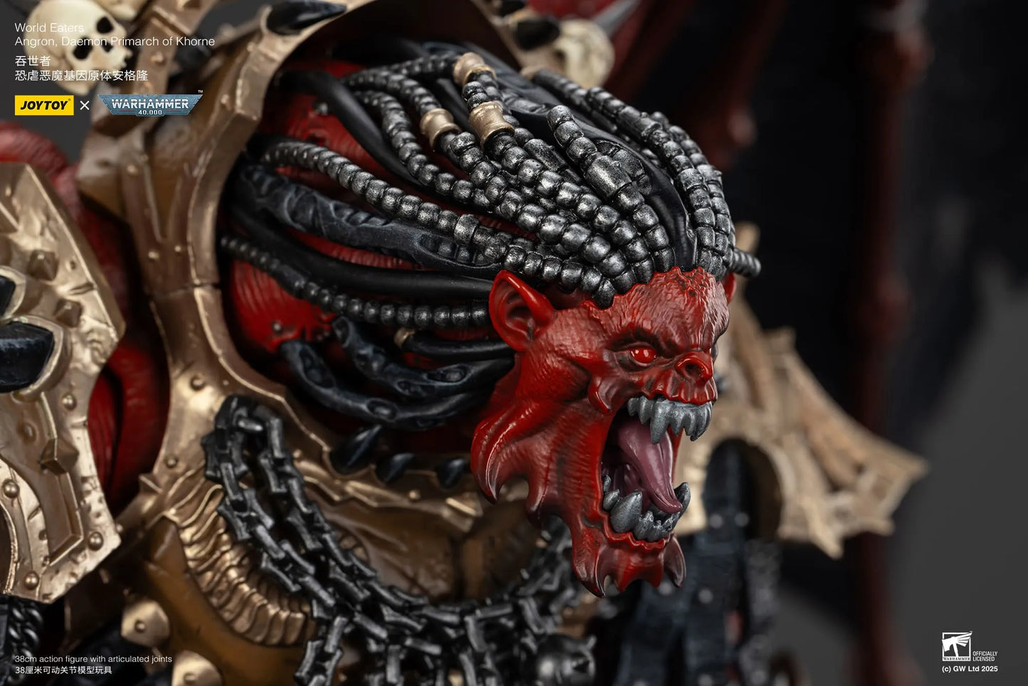JoyToy Warhammer 40K - World Eaters - Angron, Daemon Primarch - 1/18 (UK)
