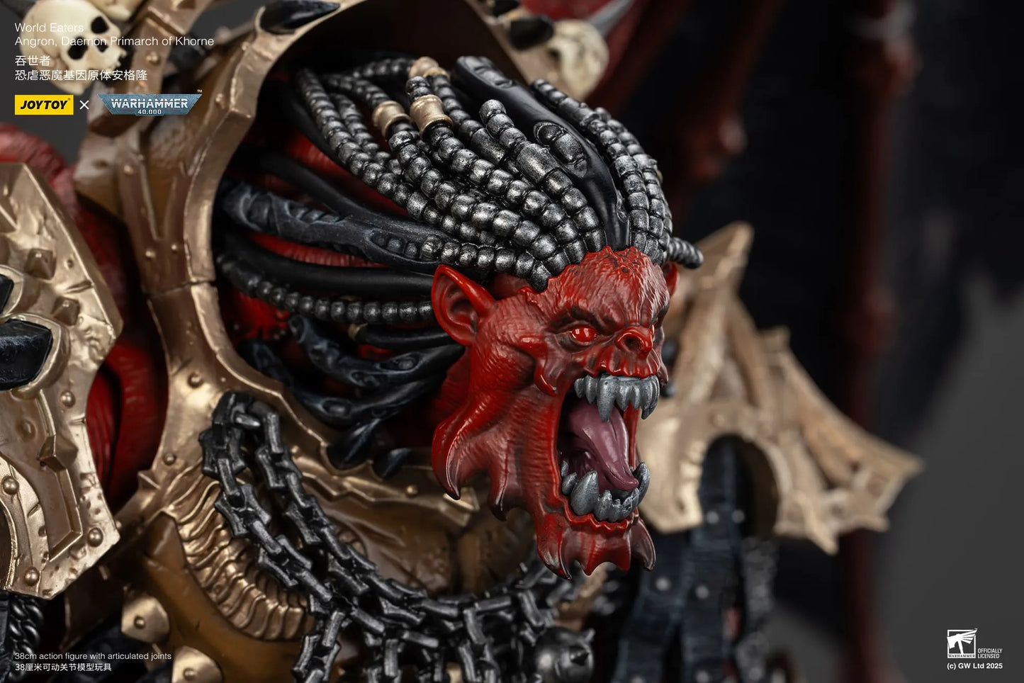 JoyToy Warhammer 40K - World Eaters - Angron, Daemon Primarch - 1/18 (UK)