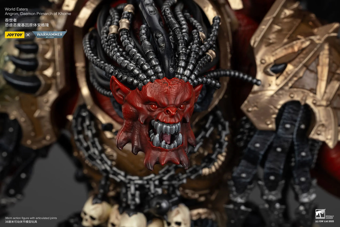 JoyToy Warhammer 40K - World Eaters - Angron, Daemon Primarch - 1/18 (UK)