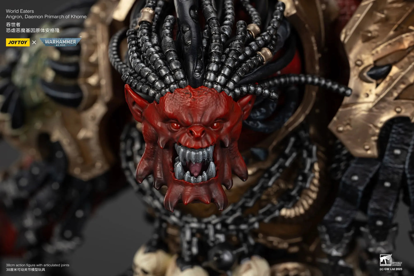 JoyToy Warhammer 40K - World Eaters - Angron, Daemon Primarch - 1/18 (UK)