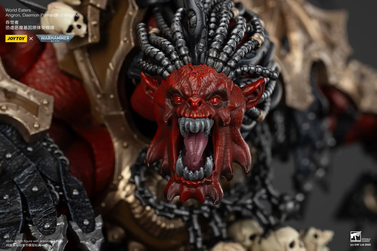 JoyToy Warhammer 40K - World Eaters - Angron, Daemon Primarch - 1/18 (UK)
