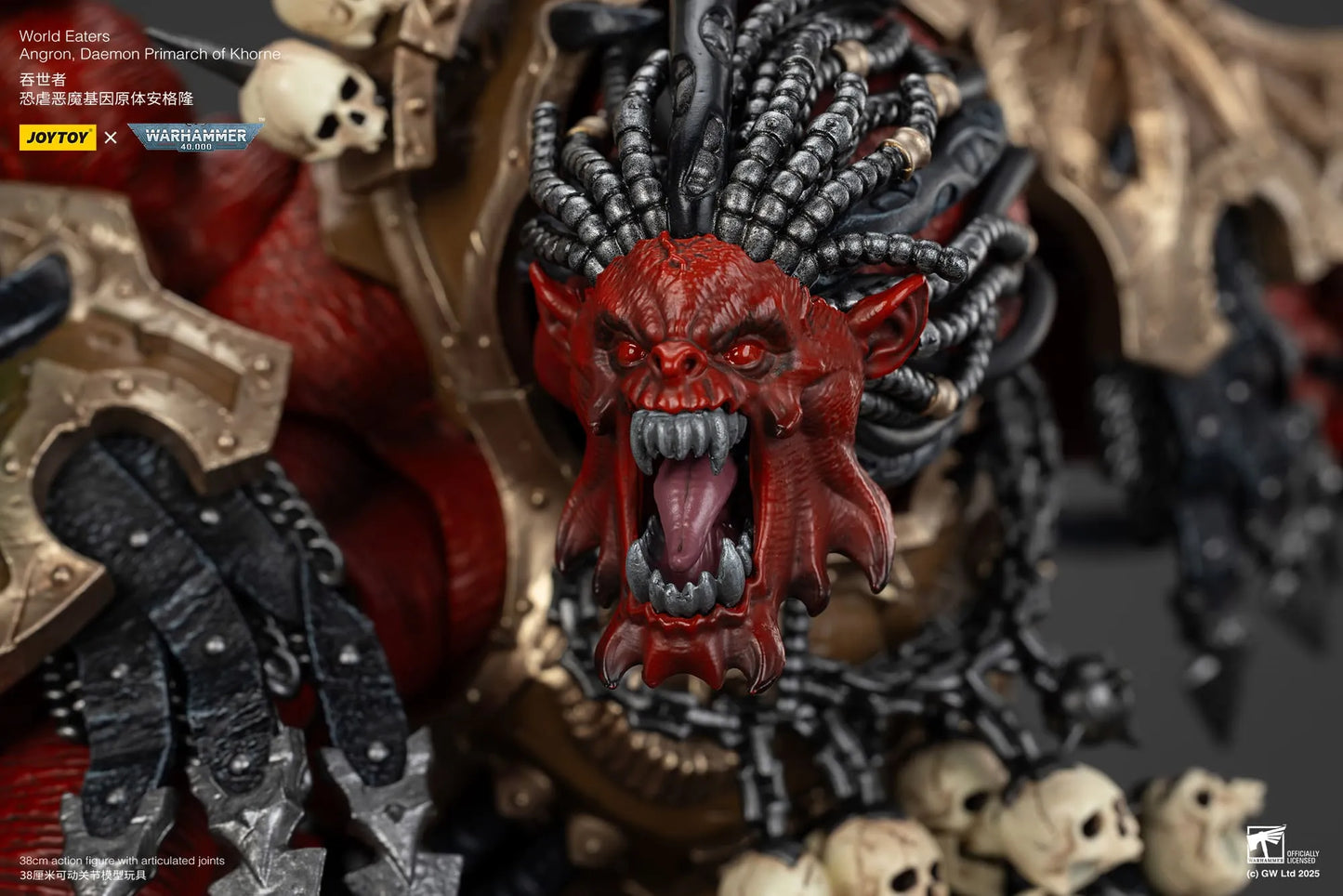 JoyToy Warhammer 40K - World Eaters - Angron, Daemon Primarch - 1/18 (UK)