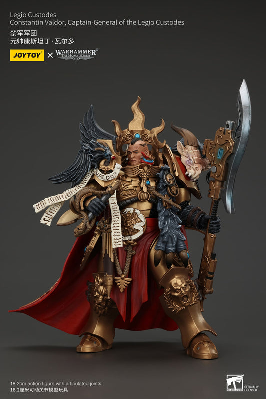 JoyToy Warhammer 40K Legio Custodes Constantin Valdor 1/18 (UK)