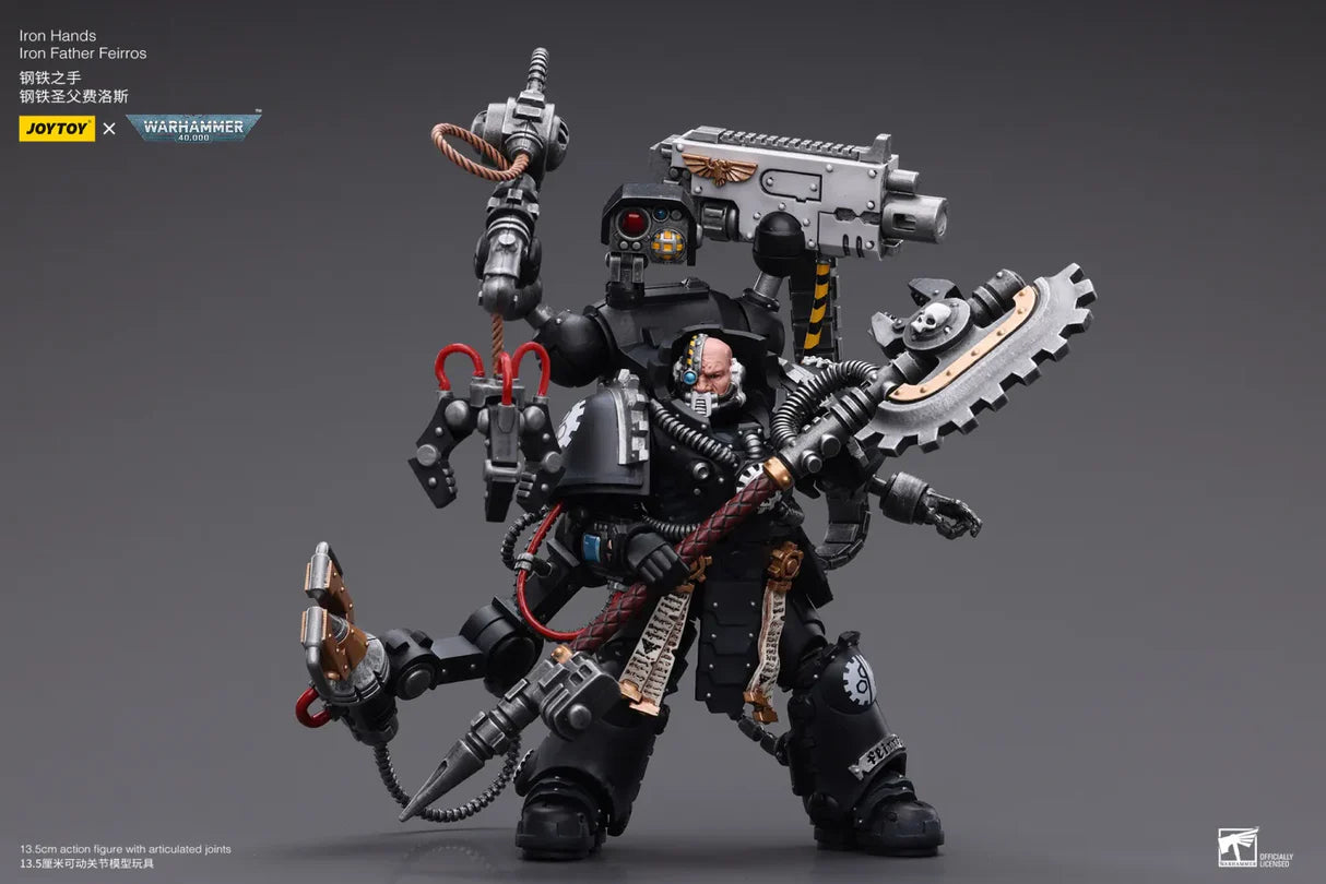 JoyToy Warhammer 40K Iron Hands Iron Father Feirros 1/18 (UK)