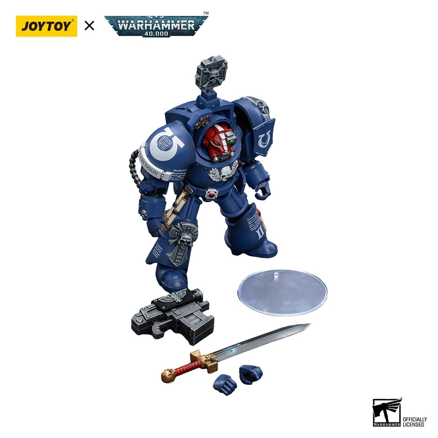 JoyToy Warhammer 40K Ultramarines Terminator Sergeant Terconon 1/18 (UK)