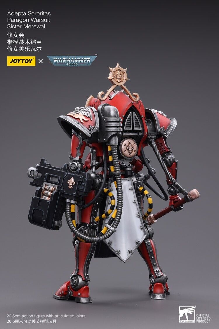 JoyToy Warhammer 40K Adepta Sororitas Paragon Warsuit Sister Merewal 1/18 (UK)