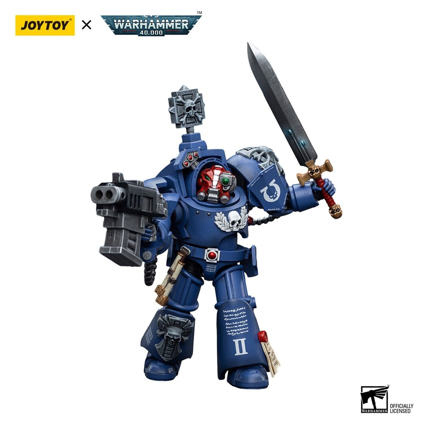 JoyToy Warhammer 40K Ultramarines Terminator Sergeant Terconon 1/18 (UK)