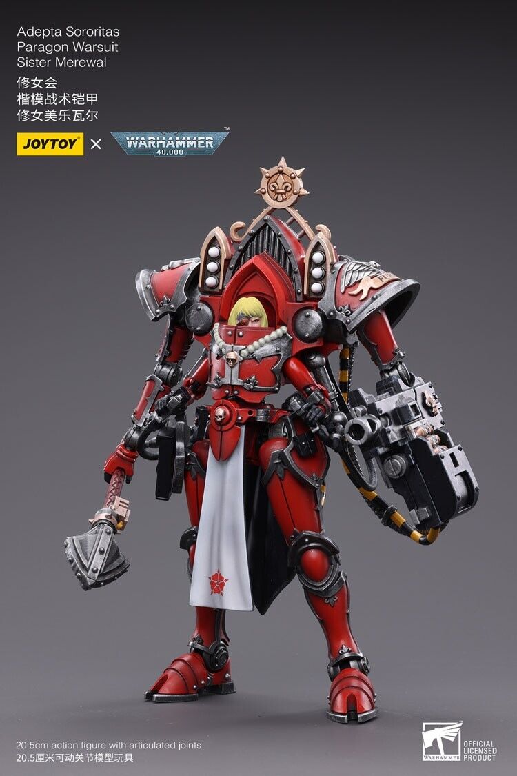 JoyToy Warhammer 40K Adepta Sororitas Paragon Warsuit Sister Merewal 1/18 (UK)