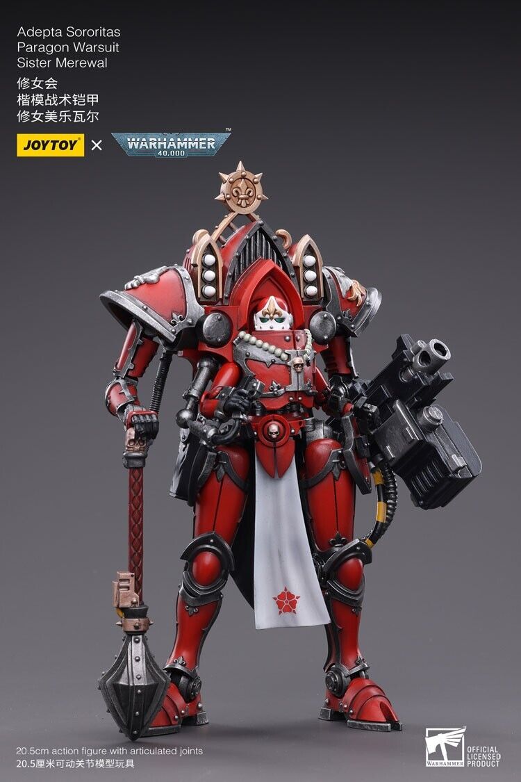 JoyToy Warhammer 40K Adepta Sororitas Paragon Warsuit Sister Merewal 1/18 (UK)
