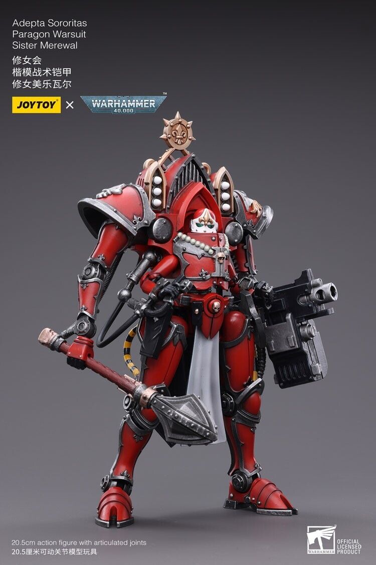 JoyToy Warhammer 40K Adepta Sororitas Paragon Warsuit Sister Merewal 1/18 (UK)