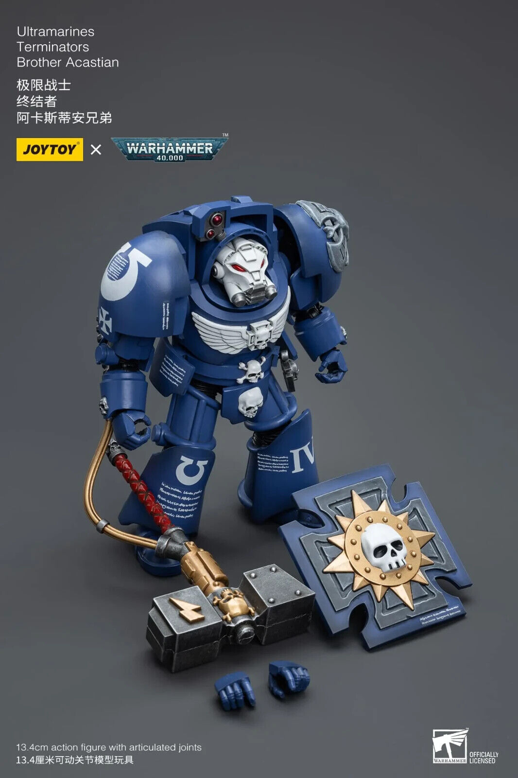 JoyToy Warhammer 40K Ultramarines Terminator Brother Acastian 1/18 (UK)