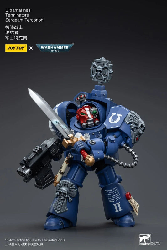 JoyToy Warhammer 40K Ultramarines Terminator Sergeant Terconon 1/18 (UK)