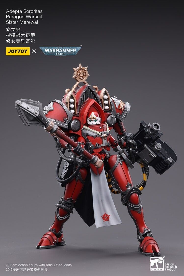 JoyToy Warhammer 40K Adepta Sororitas Paragon Warsuit Sister Merewal 1/18 (UK)