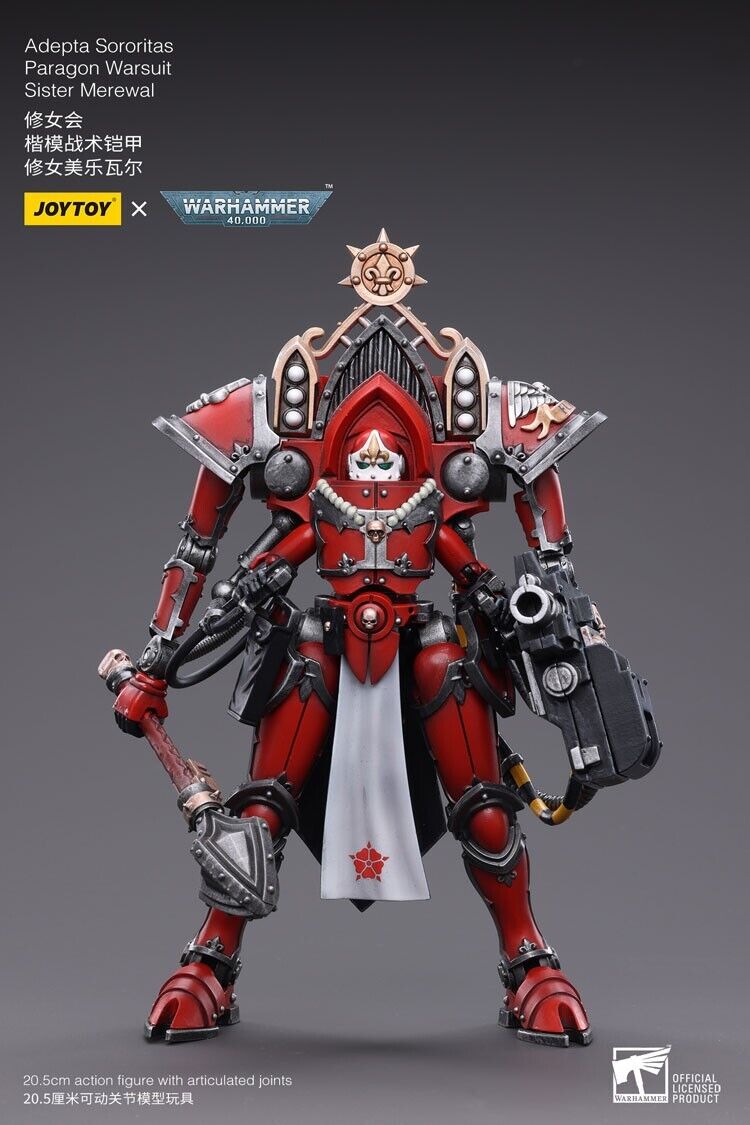 JoyToy Warhammer 40K Adepta Sororitas Paragon Warsuit Sister Merewal 1/18 (UK)