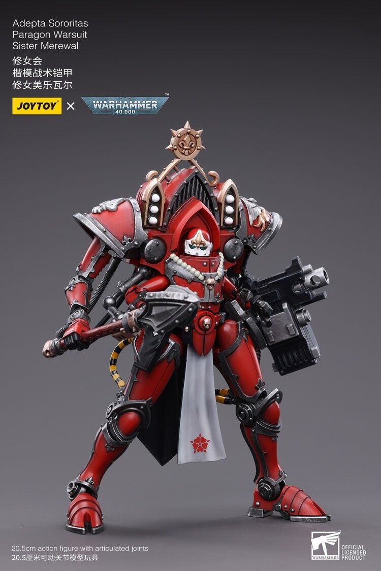 JoyToy Warhammer 40K Adepta Sororitas Paragon Warsuit Sister Merewal 1/18 (UK)