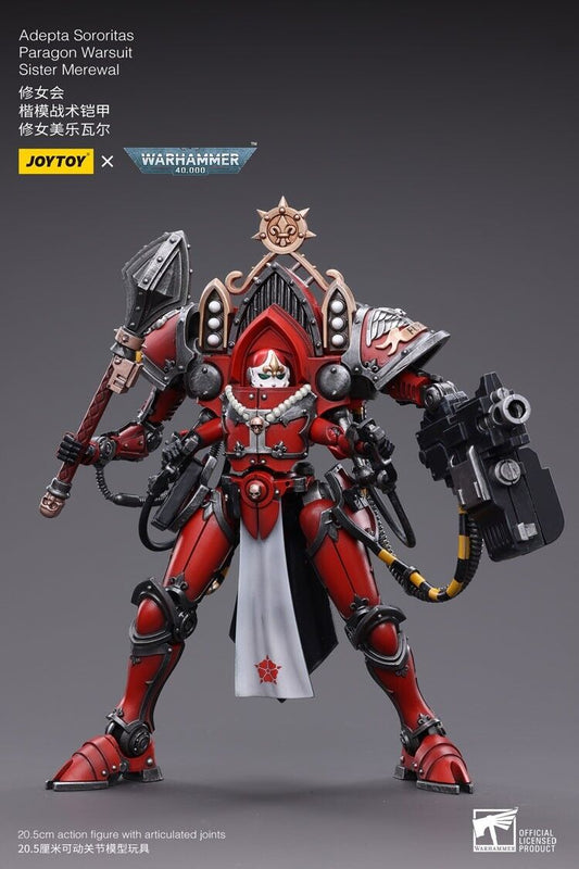 JoyToy Warhammer 40K Adepta Sororitas Paragon Warsuit Sister Merewal 1/18 (UK)